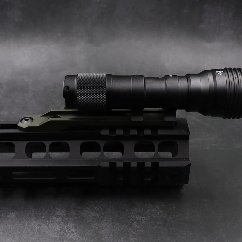 Jmtac Mlok Inline Scout Mount Low Profile Weapon Light Mount Aluminum, for M300 & M600 & HL-X Series Mlok Flashlight Mount - Image 3